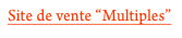 Site de vente “Multiples”